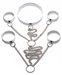 5 Piece Stainless Steel Shackle Set - Small - AF536-Small