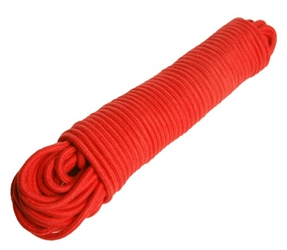 96 Foot Cotton Bondage Rope - Red Beginner Bondage, Bondage Gear, Ankle and Wrist Restraints
