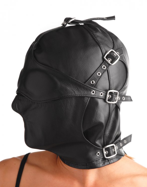 leather bondage muzzle