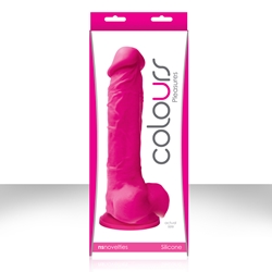 Colours 8in-Pink Dildo Realistic Dildos