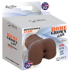 HGA BioSkin Adventurous Annie Chocolate Home Grown Ass, Bio Skin, Ass Masturbation