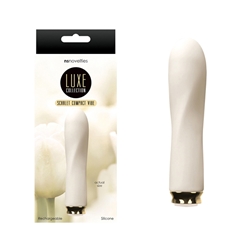 Luxe Compact Rechargeable Vibe Scarlet Ivory Vibrating Sex Toys, Silicone Vibrators, Discreet Vibrators, Compact Vibrators