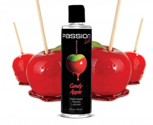 Passion Licks Candy Apple Water Based Flavored Lubricant - 8 oz Personal Lubricants, Water Based Lube, Flavored Lube