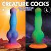 Space Cock Glow-in-the-Dark Silicone Alien Dildo - AH148