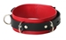 Strict Leather Deluxe Red and Black Locking Collar - TL102