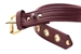 Strict Leather Luxury Burgundy Locking Collar - AE798-Collar