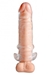 Tight Hole Clear Ribbed Penis Sheath - AF613
