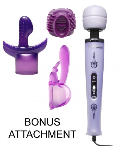 Turbo Purple Pleasure Wand Kit with Free Attachment Wand Massagers, Wand Attachments, Anal Toys, Vibrating Sex Toys, Master Series, Anal Vibrators, Silicone Anal Toys, Silicone Toys, Butt Plugs, G Spot Vibrators, Vibrator Kits