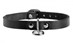 Unisex Leather Choker with O-Ring- SM - AA178-S