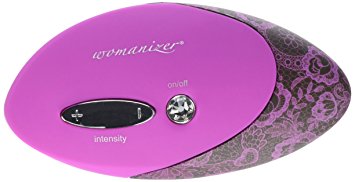 Womanizer Pro (W500) Magenta w/Lace Print Sex Toys for Her, Clit Stimulator, Clit Sucker