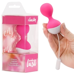 Wonderlust Clarity Pink Vibrating Sex Toys, Medical Gear, Benwa Balls, Kegel Balls