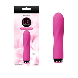 Luxe Compact Rechargeable Vibe Scarlet Pink Vibrating Sex Toys, Silicone Vibrators, Discreet Vibrators, Compact Vibrators