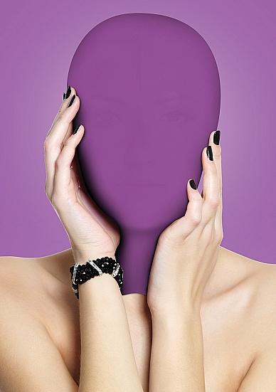 Ouch! Subjugation Mask - Purple Blindfold, Mask, Full Face Mask, Subjugation Mask