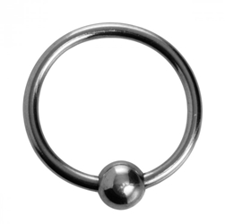Steel Ball Head Ring Penis Jewelry