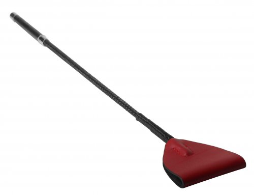 Red Leather Riding Crop Impact, Canes and Rods