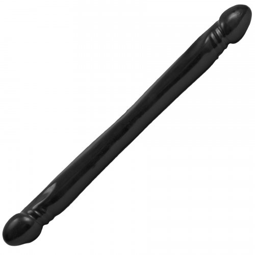 Double Ended Black Dildo Huge Insertables, Double Dildo, Smooth Dong