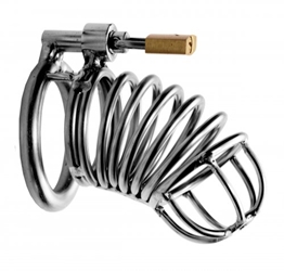 Bastille Penile Confinement Cage Chastity, Metal Chastity Devices