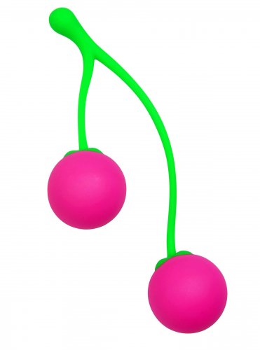 Charming Cherries Silicone Kegel Exercisers Benwa Balls, Silicone Toys, Silicone Vibrators, Kegel