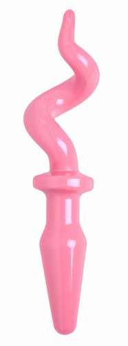 Pig Tail Butt Plug- Pink Anal Toys, Butt Plugs
