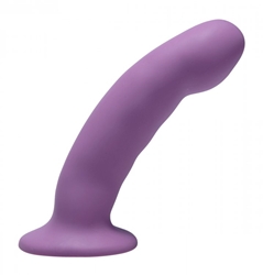 Curved Purple Silicone Strap On Harness Dildo Dildos, Silicone Anal Toys, Silicone Toys