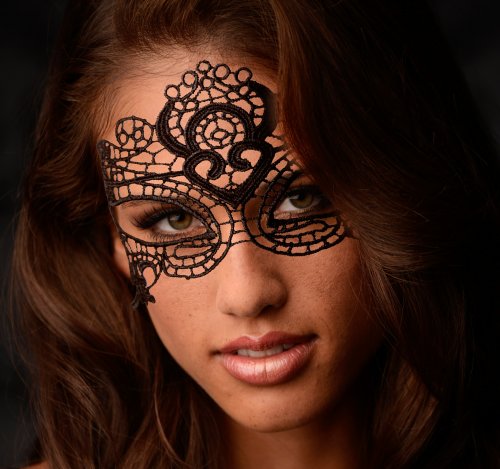 The Enchanted Black Lace Mask Masks