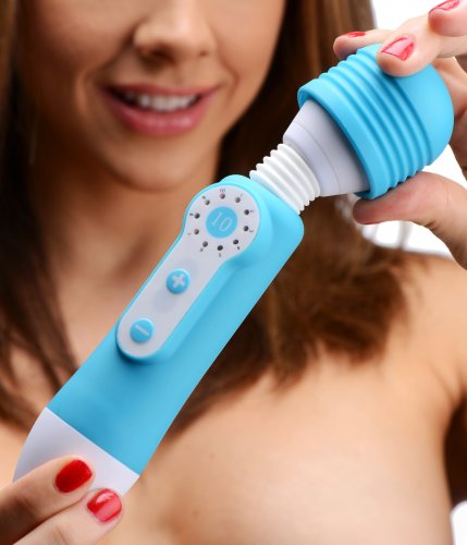 AcuPoint 10 Function Travel Massager Vibrating Sex Toys, Wand Massagers, Silicone Vibrators, Personal Massage