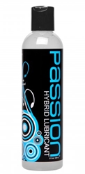 Passion Hybrid Water and Silicone Blend Lubricant- 8 oz Personal Lubricants, Water Based Lube, Silicone Based Lube