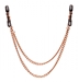 Copper Double Chain Nipple Clamps - AE483