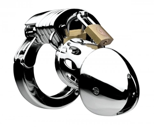 Incarcerator Adjustable Locking Chastity Cage Chastity, Cock and Ball Torment, Chastity for Him, Metal Chastity Devices
