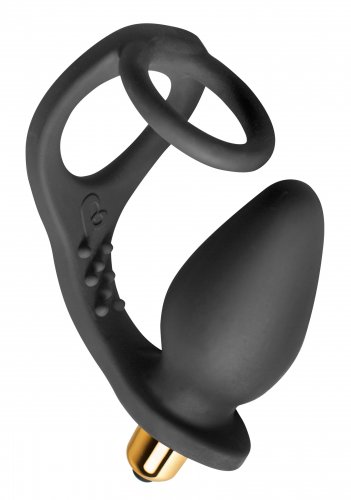Ro-Zen Silicone Vibrating Cock Ring and Anal Plug Anal Toys, Cock Rings, Vibrating Cock Rings, Vibrating Anal Toys, Silicone Anal Toys, Silicone Toys, Penetrating Cock Rings