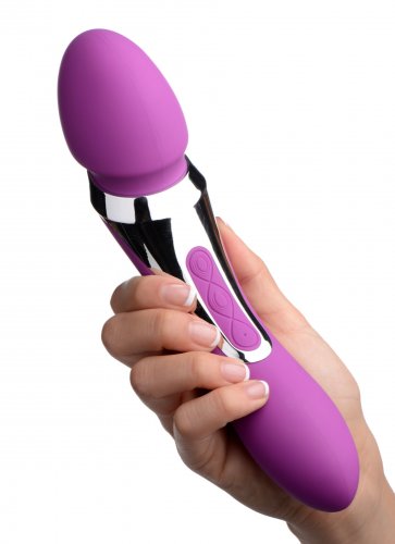 Duo Royale Ultra Powered Dual Ended Silicone Massaging Wand Vibrating Sex Toys, Discreet Vibrators, Wand Massagers, Silicone Vibrators, Silicone Toys, Personal Massage, Medium Wand Massagers and Attachments