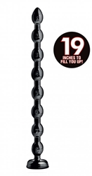 Hosed 19 Inch Beaded Anal Snake Anal Beads. Huge Anal Toys, Huge Insertables, XR Brands