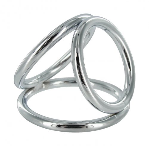 The Triad Chamber Cock and Ball Ring- Large Cock Rings, Metal Cock Rings, Multi-Ring Cock Rings