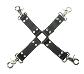 Strict Leather Hog-Tie Bondage Gear, Leather Bondage Goods