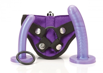 Bend Over Beginner Kit- Purple Strap-Ons and Harnesses